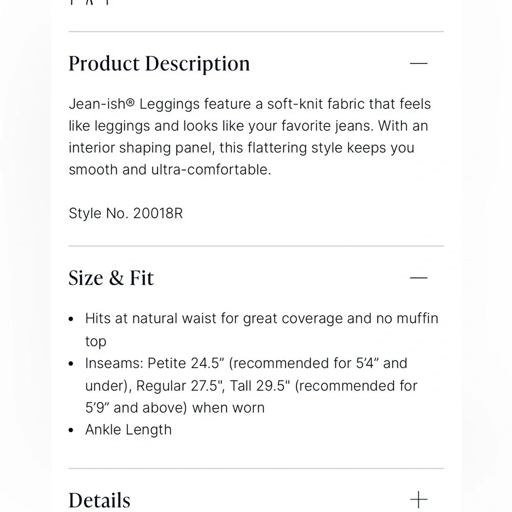 SPANX High Rise Leggings with Tapered Fit and Elastic Waistband - Picture 12 of 13